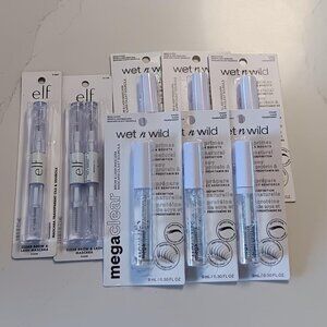 ELF and WET N WILD Clear MASCARA Total of 9 NEW